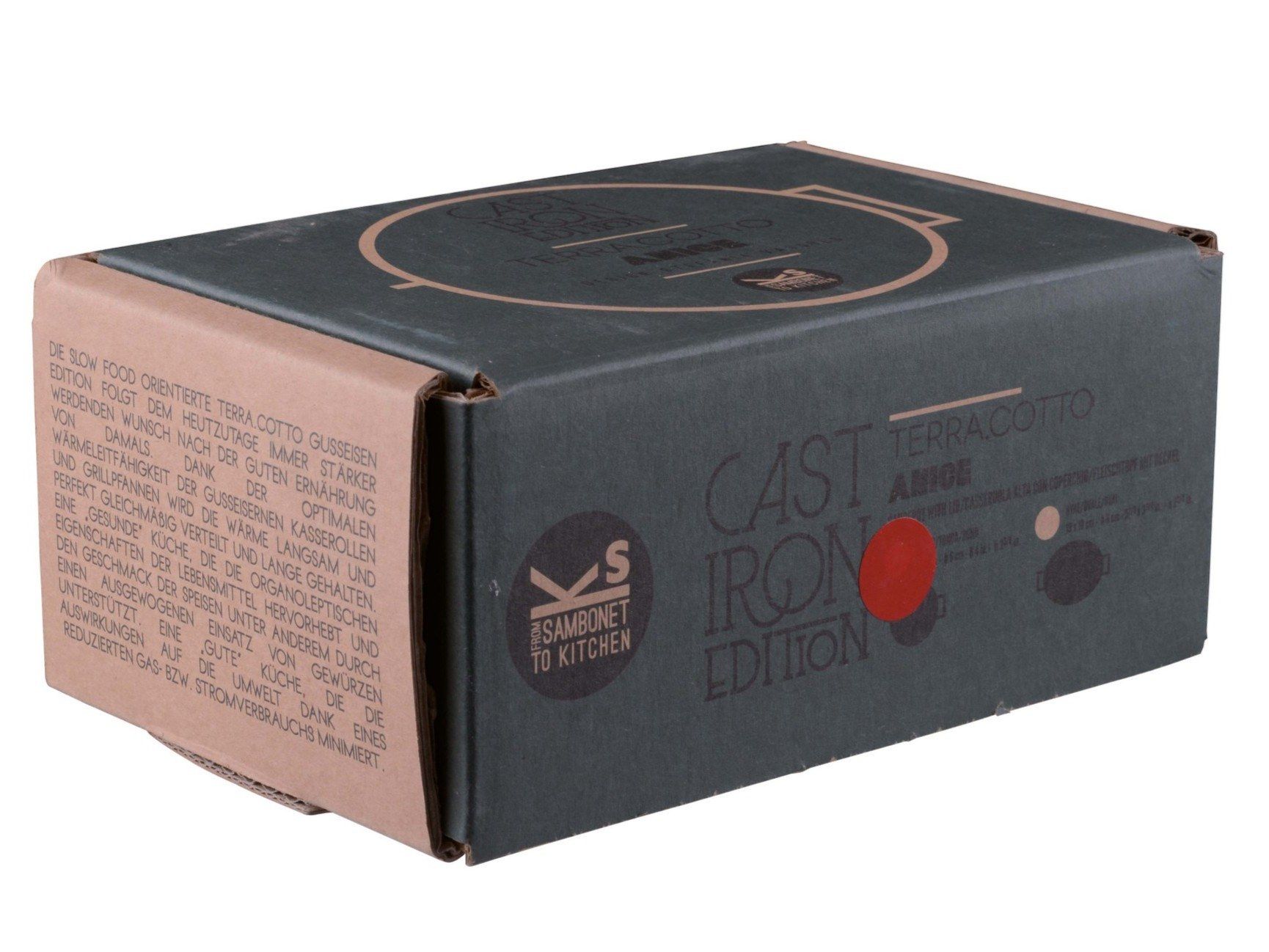 Овальная чугунная кастрюля с крышкой Sambonet Terracotto ARCH-00099909 - Вид №9