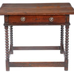 SOR27394 Приставной столик из дубовой бобины ijlbrown  - Вид №3