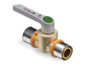 Шаровой кран Top Entry для многосторонних пластиковых труб в исполнении для многослойных труб