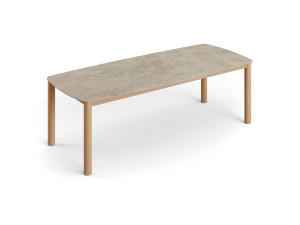 Керамический прямоугольный садовый стол