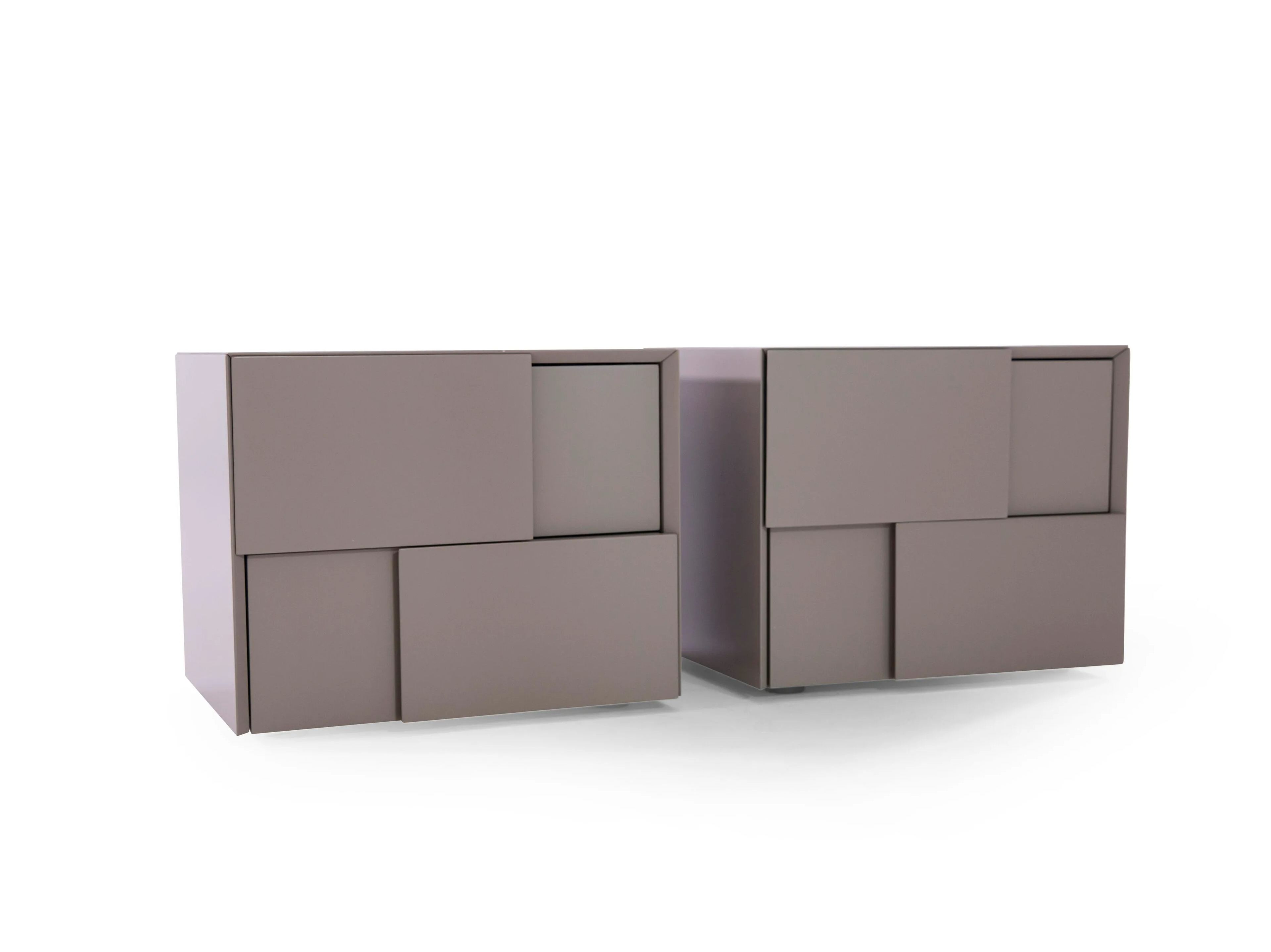 Прикроватная тумбочка из МДФ с ящиками ABLE Cubic ARCH-00056552 - Вид №1