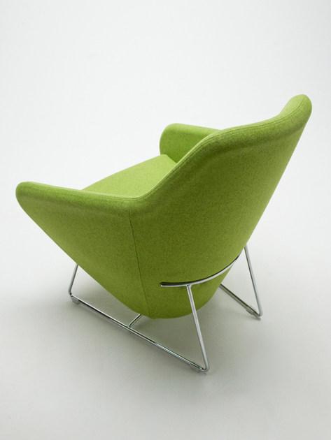 Segis Кресло на санках из ткани с подлокотниками  I144  - Вид №4