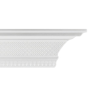 Плинтус потолочный инжекционный D 136/100 ( 32 шт. в упак.)