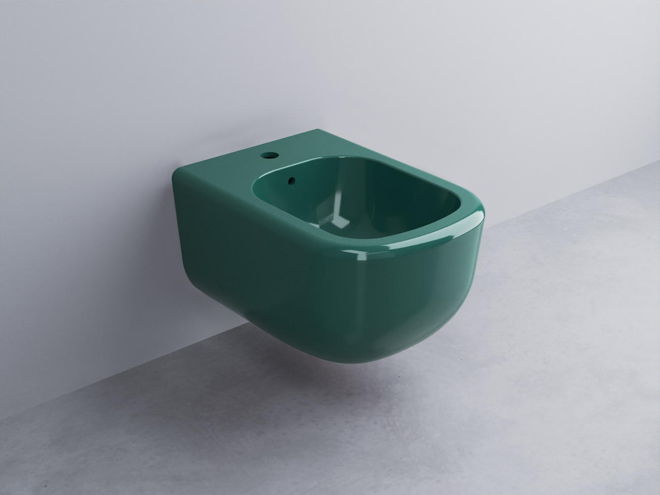 ERBS-SM Биде подвесное с одним отверстием под смеситель, в комплекте с крепежами cielo Era Ceramica Cielo