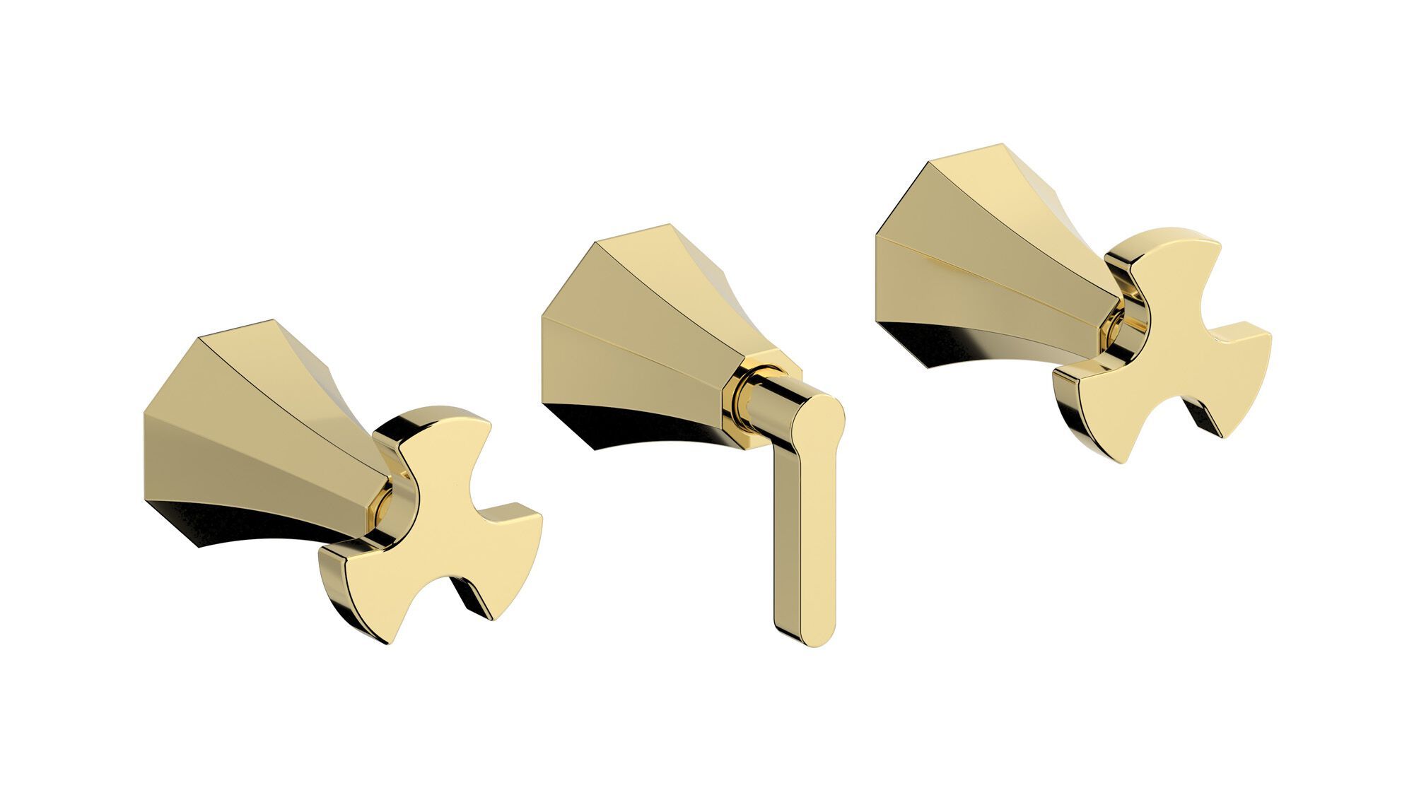 Встраиваемый смеситель для душа с 3 отверстиями и переключателем IB Belmondo + Belmondo Elle ARCH-00029002 - Вид №1