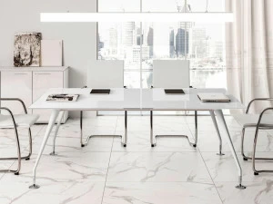 Las Mobili Стол для совещаний из хрусталя Enosi evo