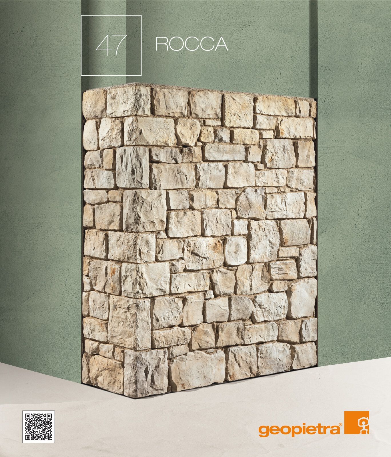 Реконструированная каменная облицовка GEOPIETRA® квадратный профиль ARCH-00141431 - Вид №1