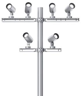 iGuzzini Регулируемый светодиодный проектор для улицы из литого под давлением алюминия Palco inout sun-id-1427219 - Вид №3