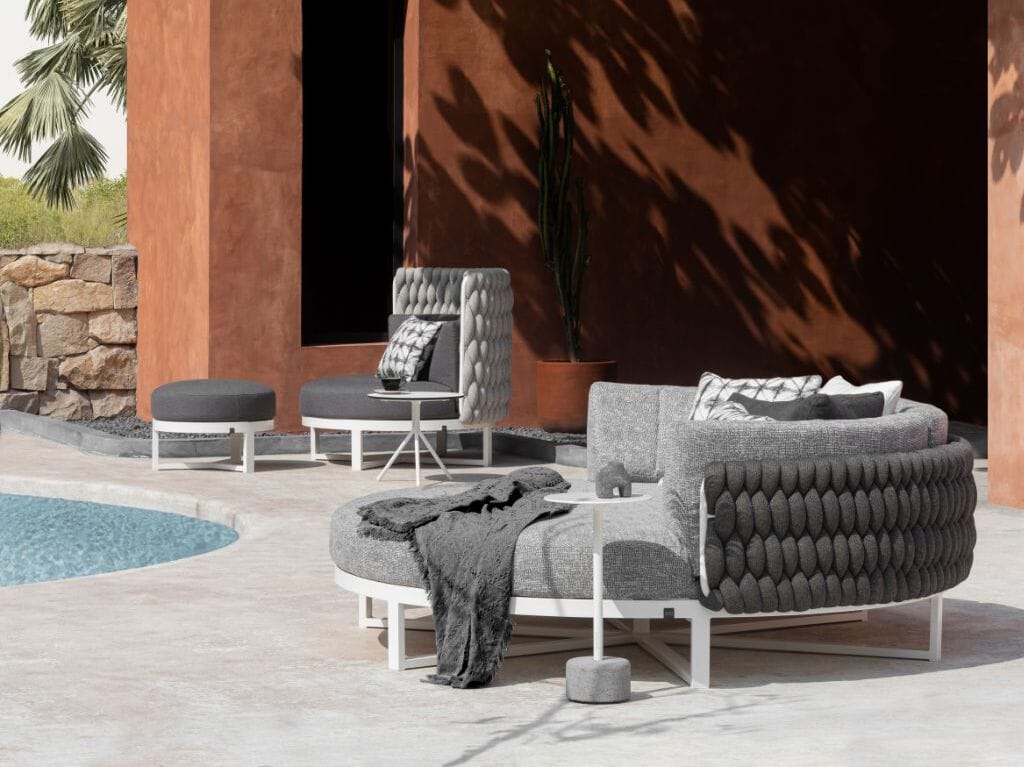 Ткань круглый сад пуфик MAMAGREEN Munia ARCH-00056107 - Вид №4