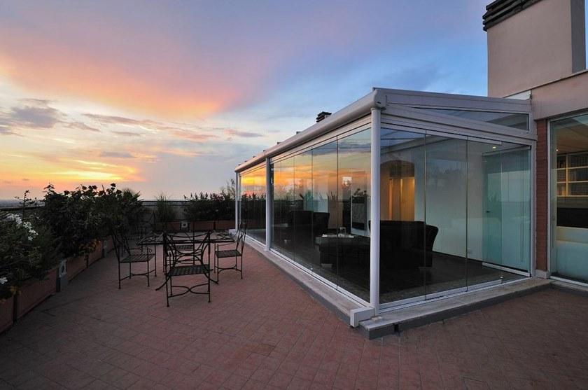 SUNROOM Складное алюминиевое окно Sistemi tuttovetro sun-id-1384371 - Вид №8