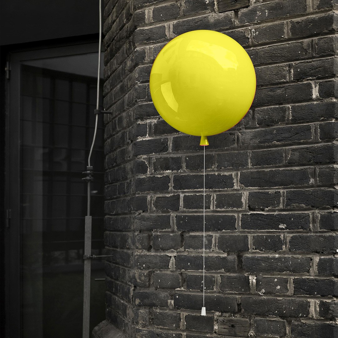 Brokis MEMORY WALL D250 CGC 47 настенный светильник воздушный шар желтый 108895 - Вид №1