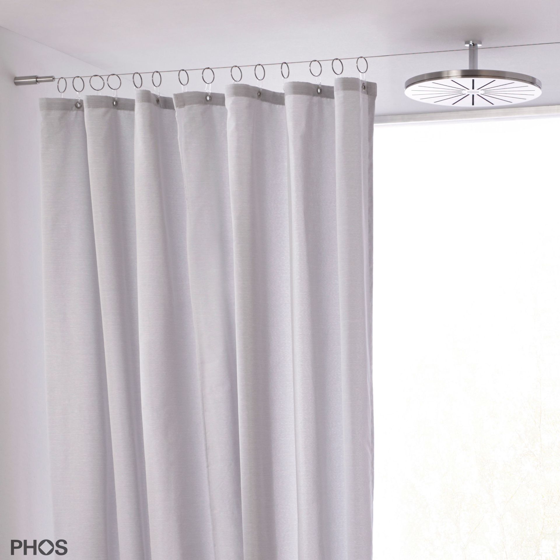 RG30-3-SPS Кольцо для штор с крючком для плиссировки, ширина 3 мм PHOS  - Вид №1