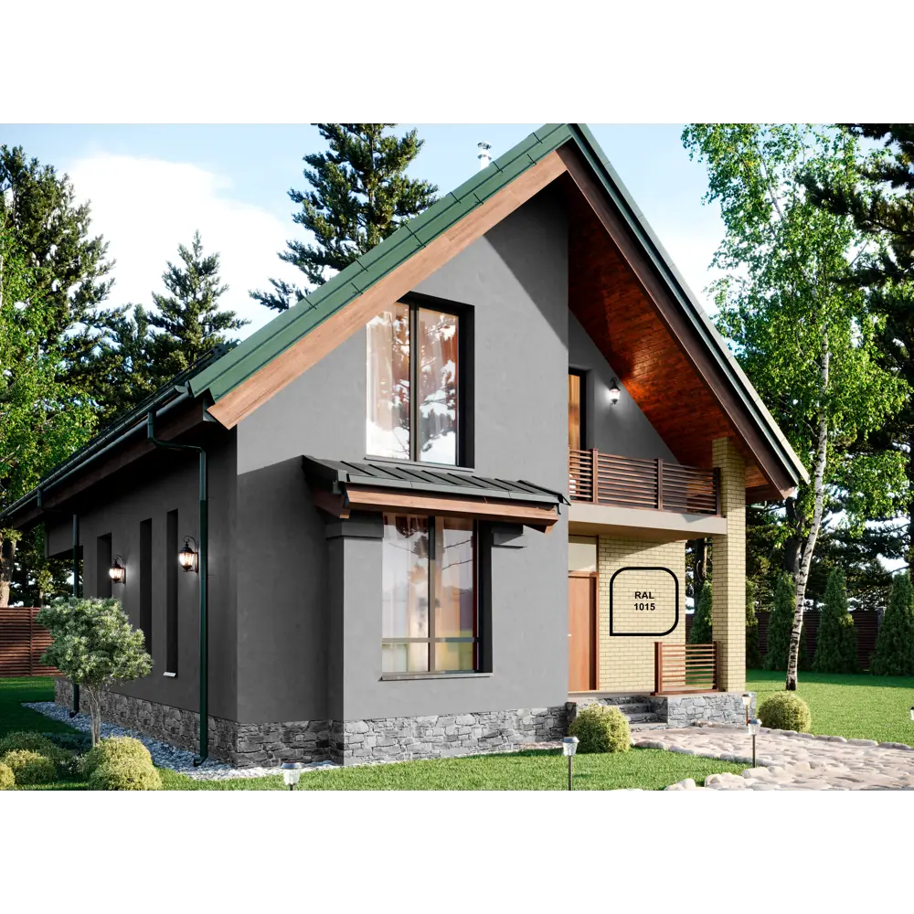 Краска фасадная Alpina Super Fassade цвет белый матовая база А 9 л STLM-2111990 - Вид №4
