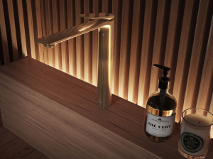 Однорычажный смеситель для раковины с одним отверстием