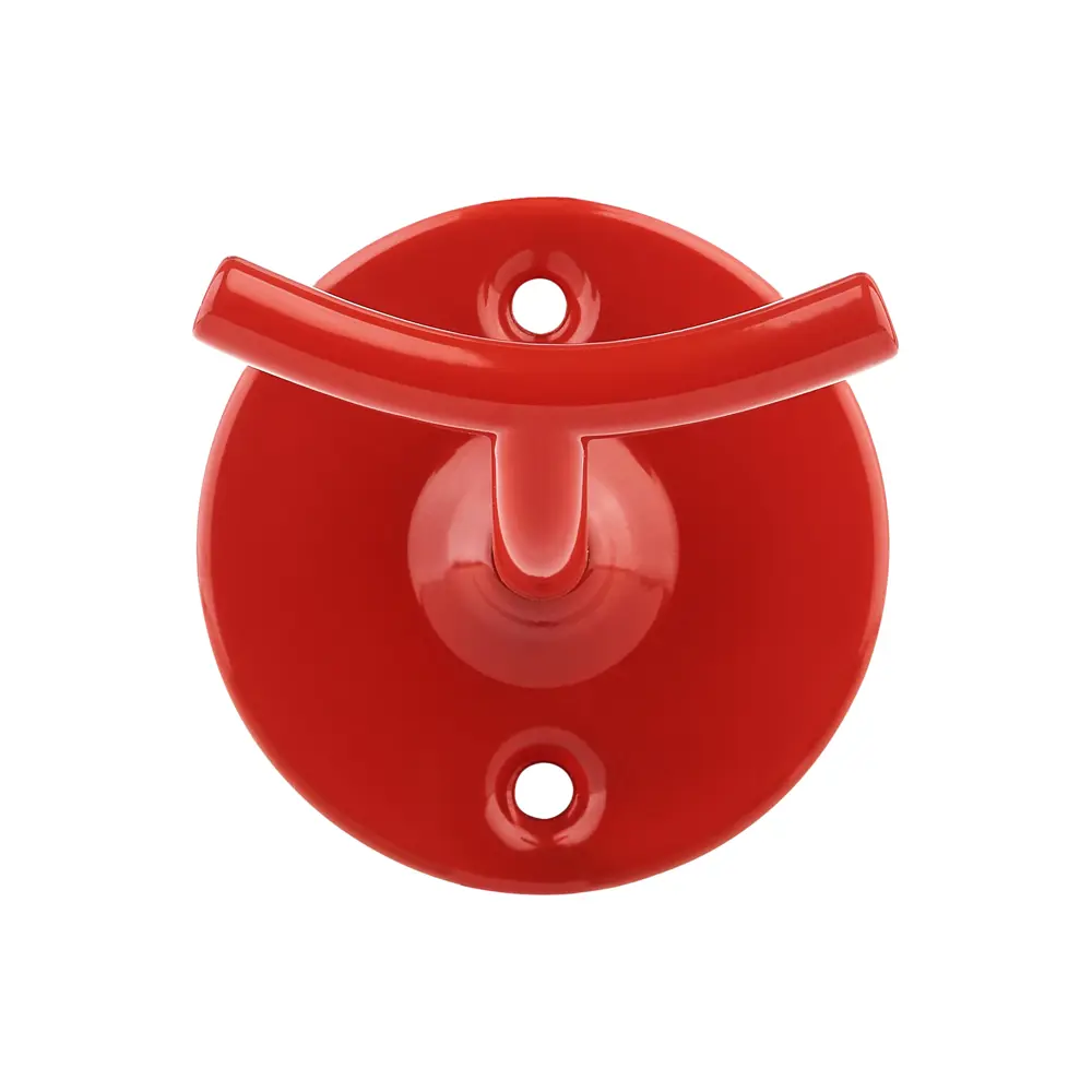 Крючок Moroshka Trud двухрожковый 6x6x4.2 см цвет красный STLM-2034284