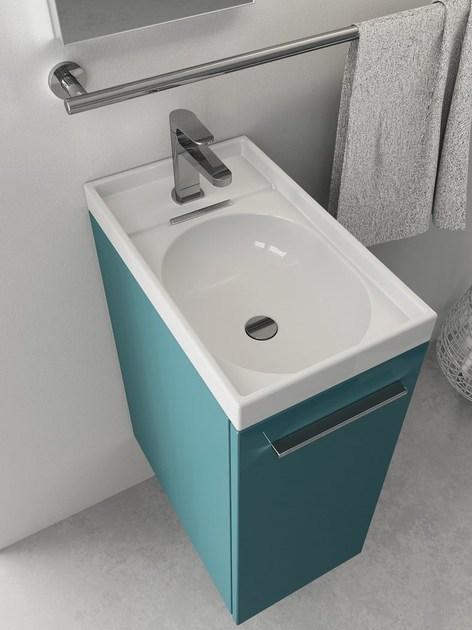 INDA® Подвесная тумба под умывальник из ламината Lilliput sun-id-1440707 - Вид №1