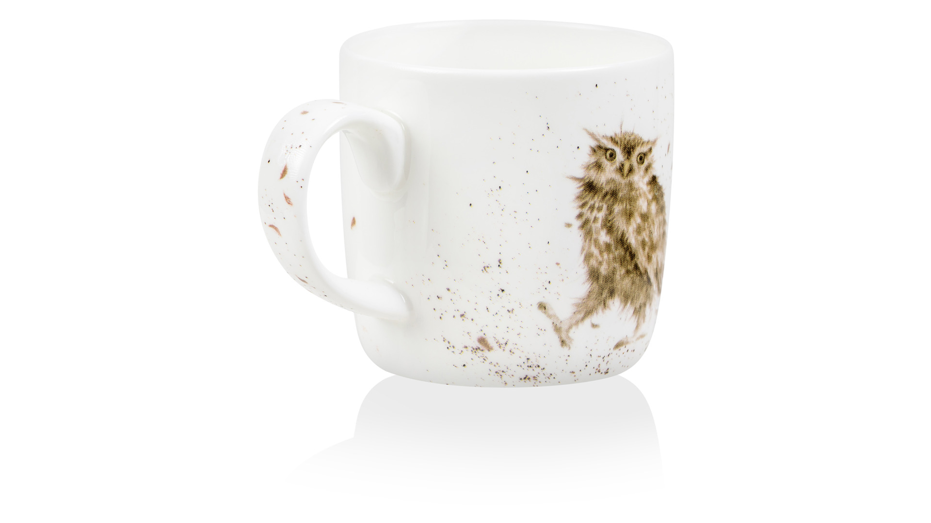 10566408 Royal Worcester Кружка Royal Worcester "Забавная фауна", "Сова" 310мл Фарфор костяной  - Вид №2