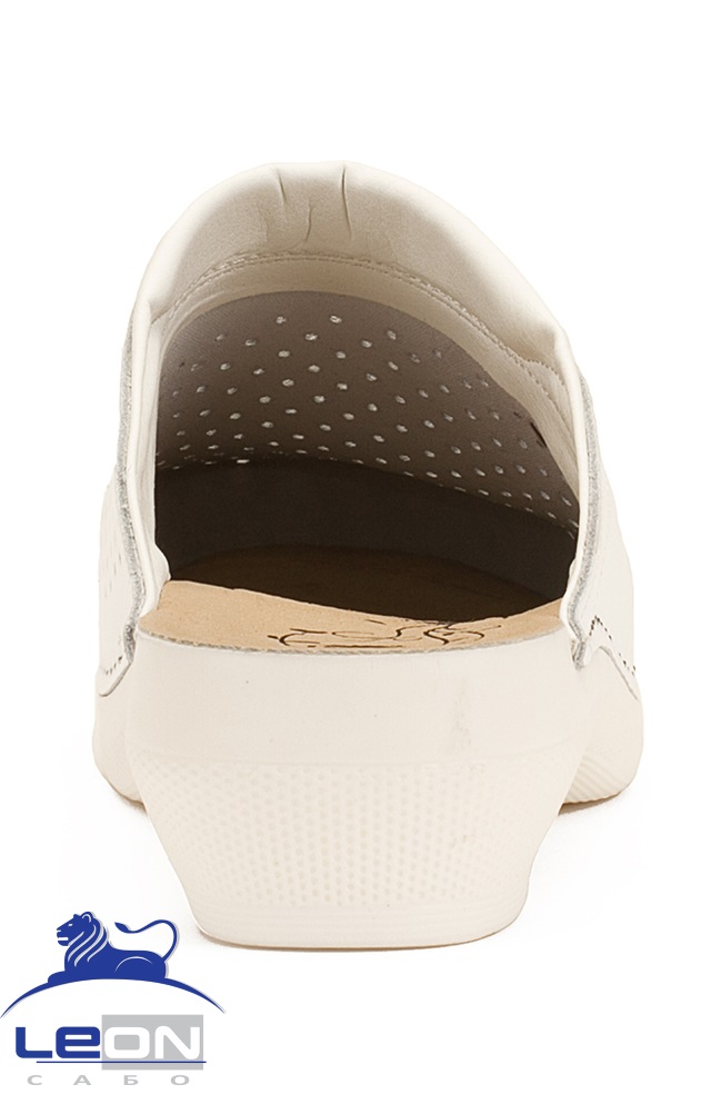 62033 Сабо "Leon LIGHT" женские белые LEON  Сабо и сланцы размер 40  - Вид №4