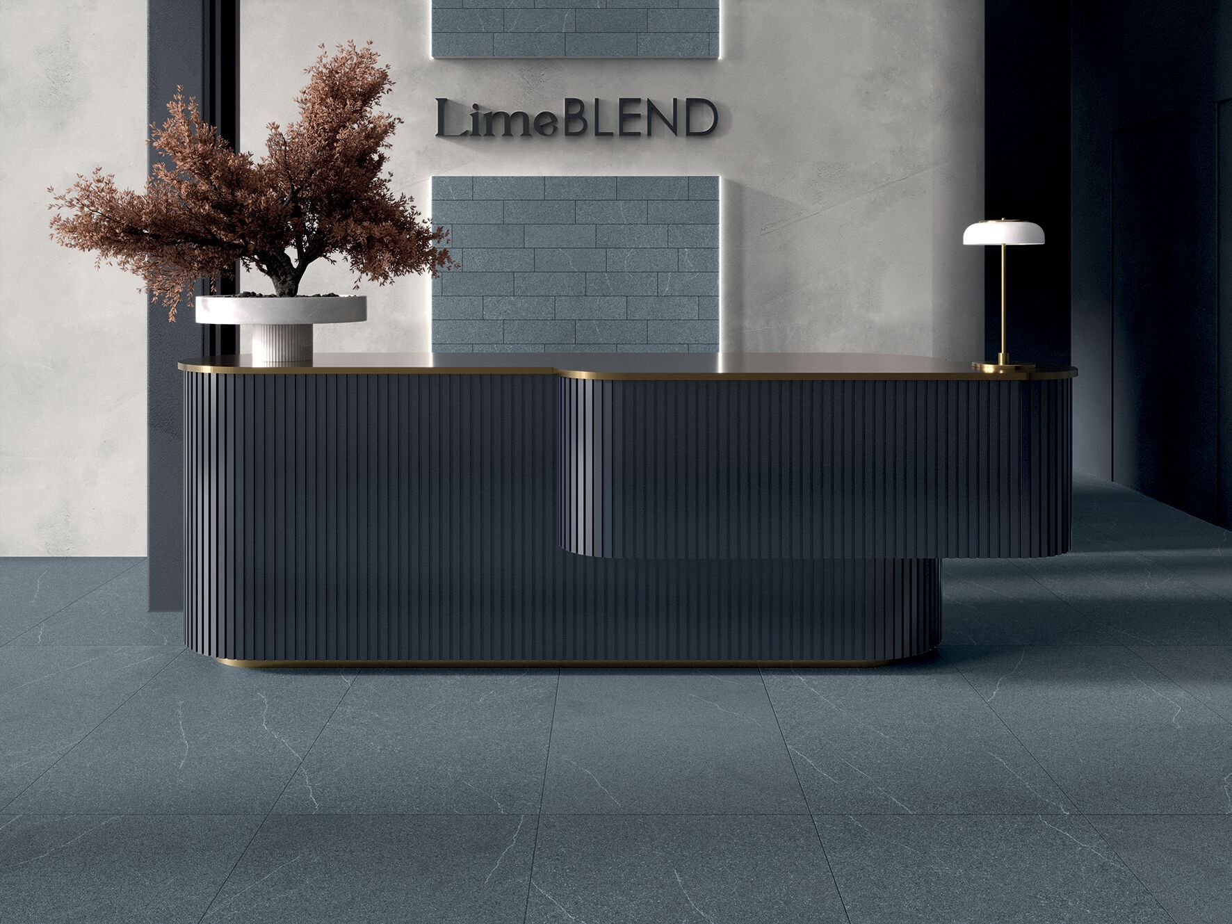 Пол / керамогранит с эффектом цемента MARINER Limeblend ARCH-00077683