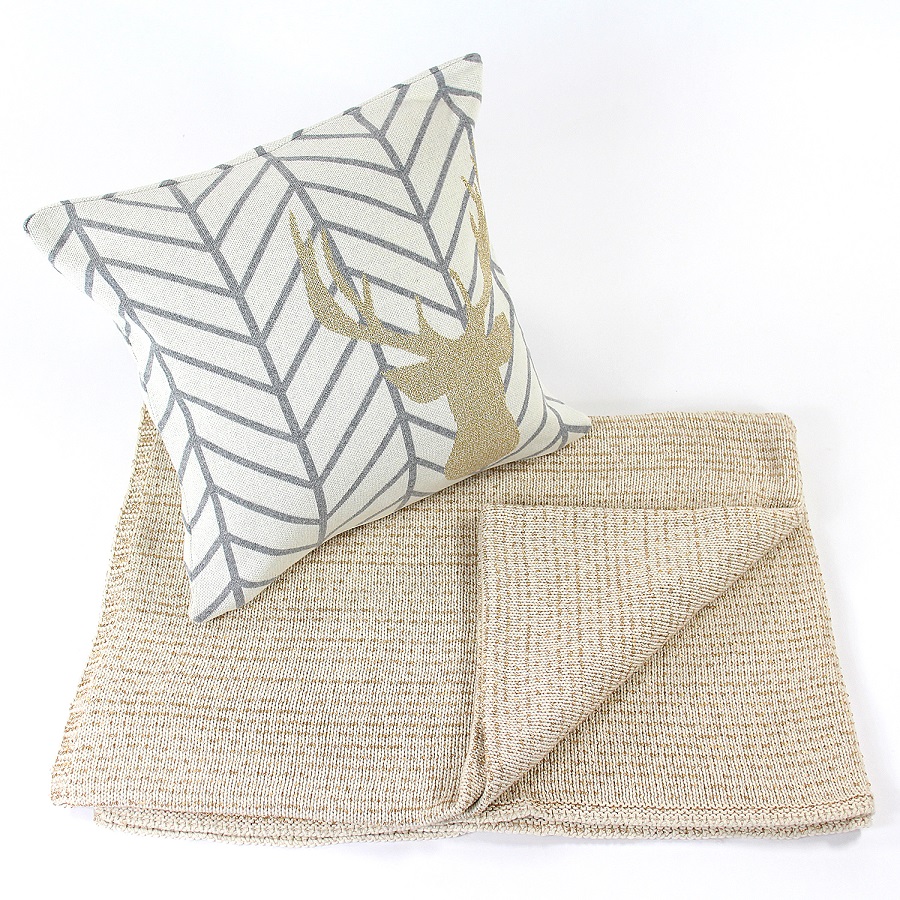 en_ny0060 Плед golden snow, 130х180 см EnjoyMe  - Вид №1