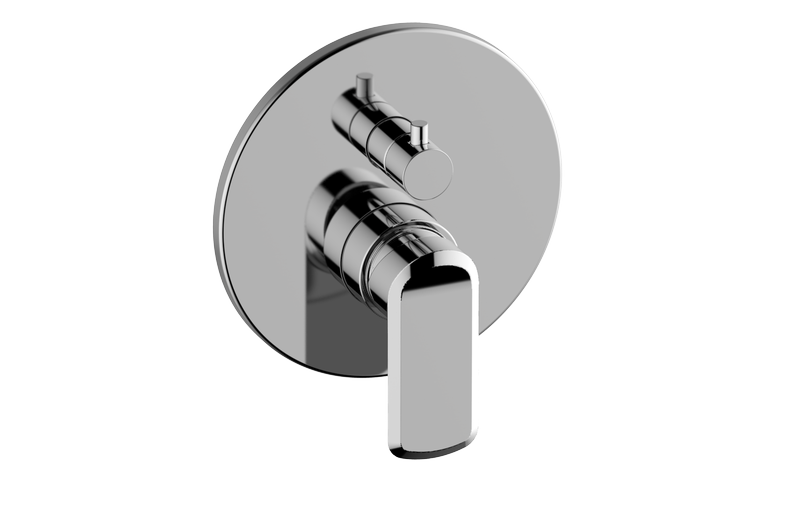 E-17031-LM61N-T 3/4” concealed shower mixer and diverter with 3 outlets - Trim on GRAFF Onda