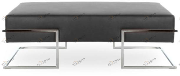 ROSSIN Прямоугольный пуф из акриловой ткани Orizzonte sun-id-1371097