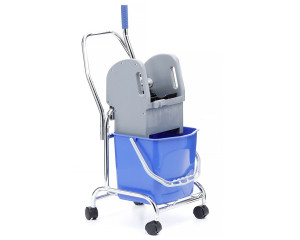 HFW101 Тележка для уборки с одним ведром, ведро 17 л, пресс для швабры Merida