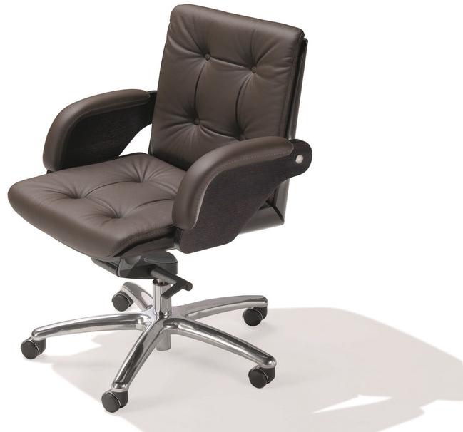 ARTOM by Ultom Поворотное офисное кресло из кожи Nesi sun-id-1366768 - Вид №1