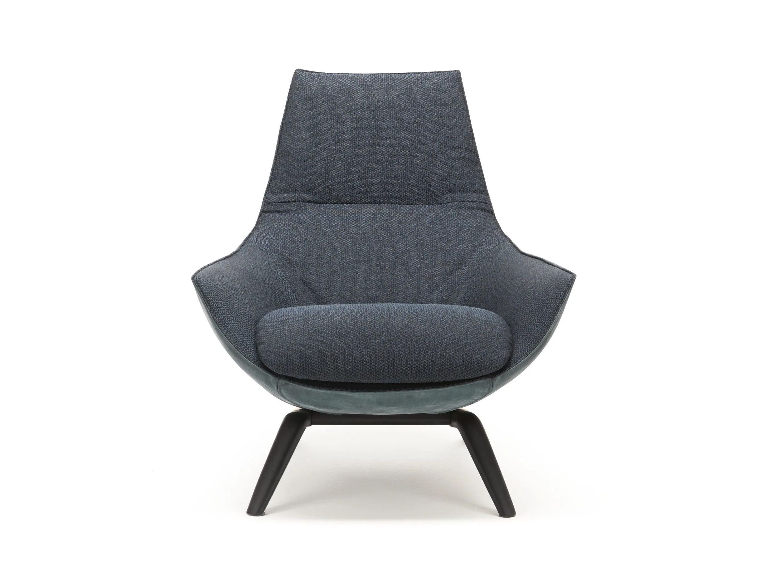 Бархатное кресло с подлокотниками MisuraEmme ERMES ARCH-00092087 - Вид №5