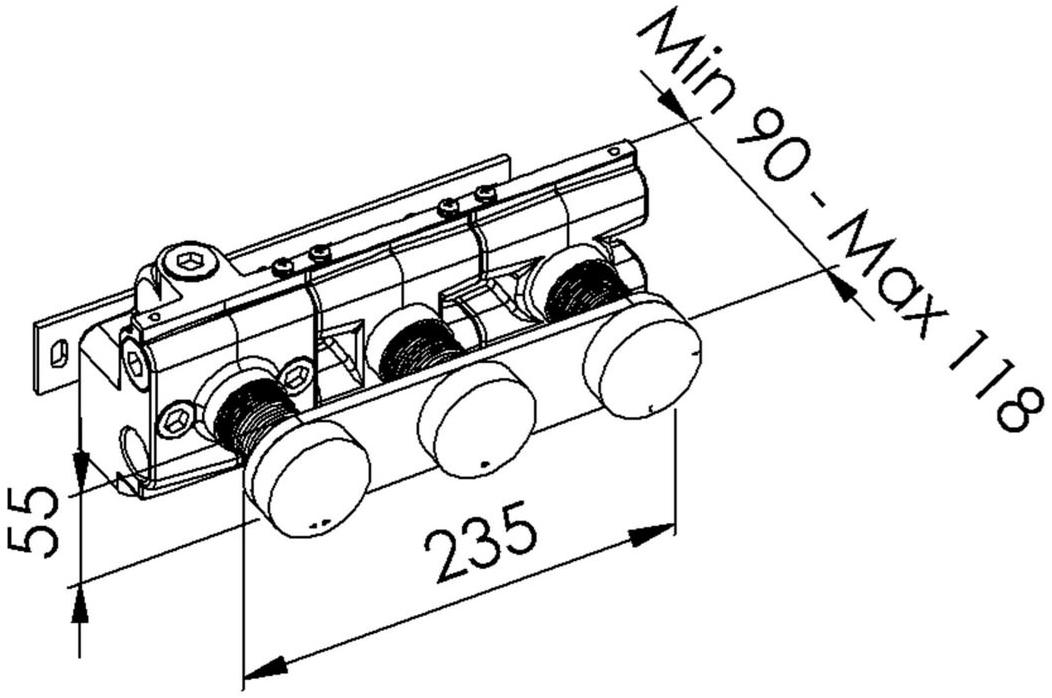 rvb Смеситель для душа с переключателем Tune 4595.--.75 - Вид №1