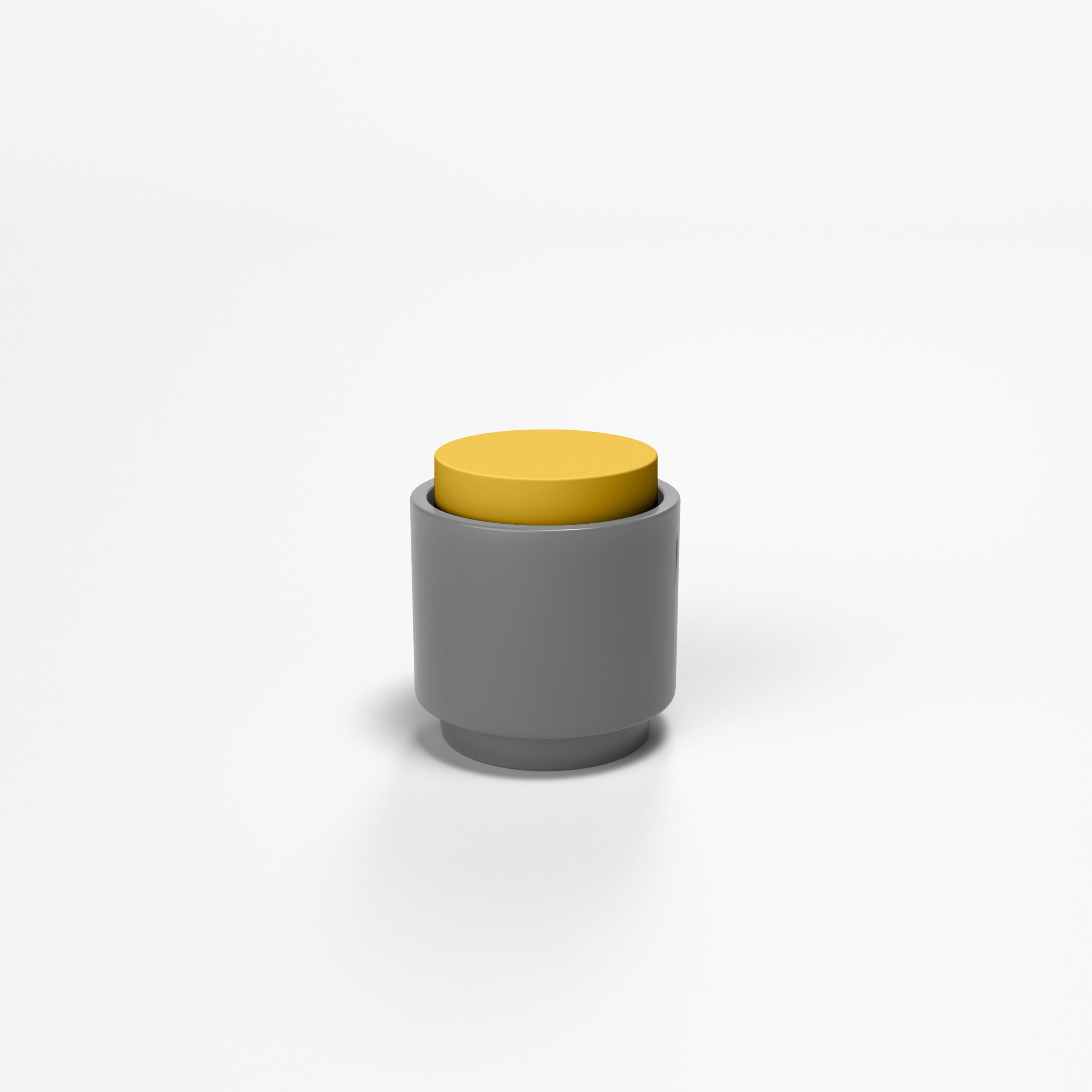 Пуф круглый армированный пластиковый контейнер SIXINCH TINGLE ARCH-00068651 - Вид №12