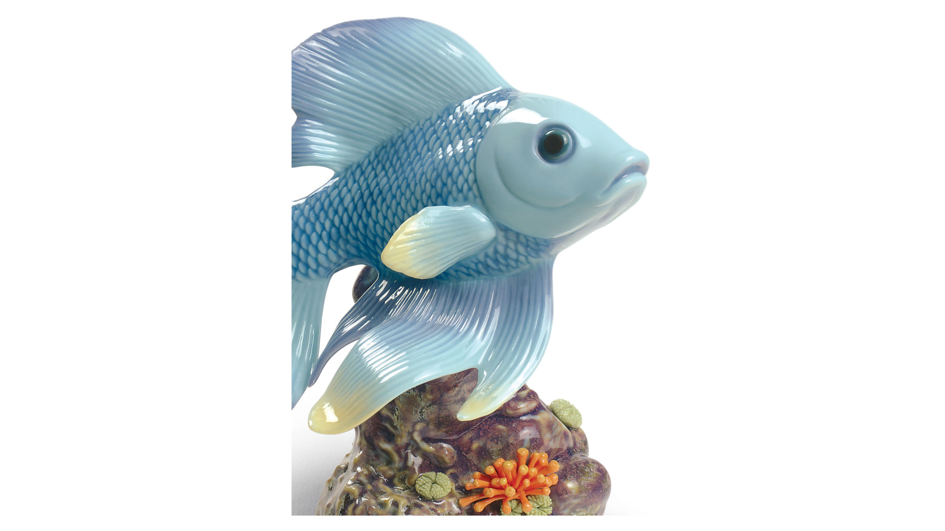 10669072 LLADRO Фигурка Lladro "Подводный мечтатель" 11х11см, голубой Фарфор Lladró  - Вид №1