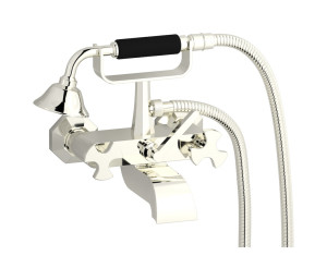 Настенный смеситель для ванной в комплекте с душевым гарнитуром WE ARE IB bt250pl Platinum Belmondo