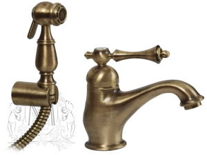 Смеситель MIGLIORE Bomond ML.BMD-9714.BR для раковины с гигиеническим душем - бронза