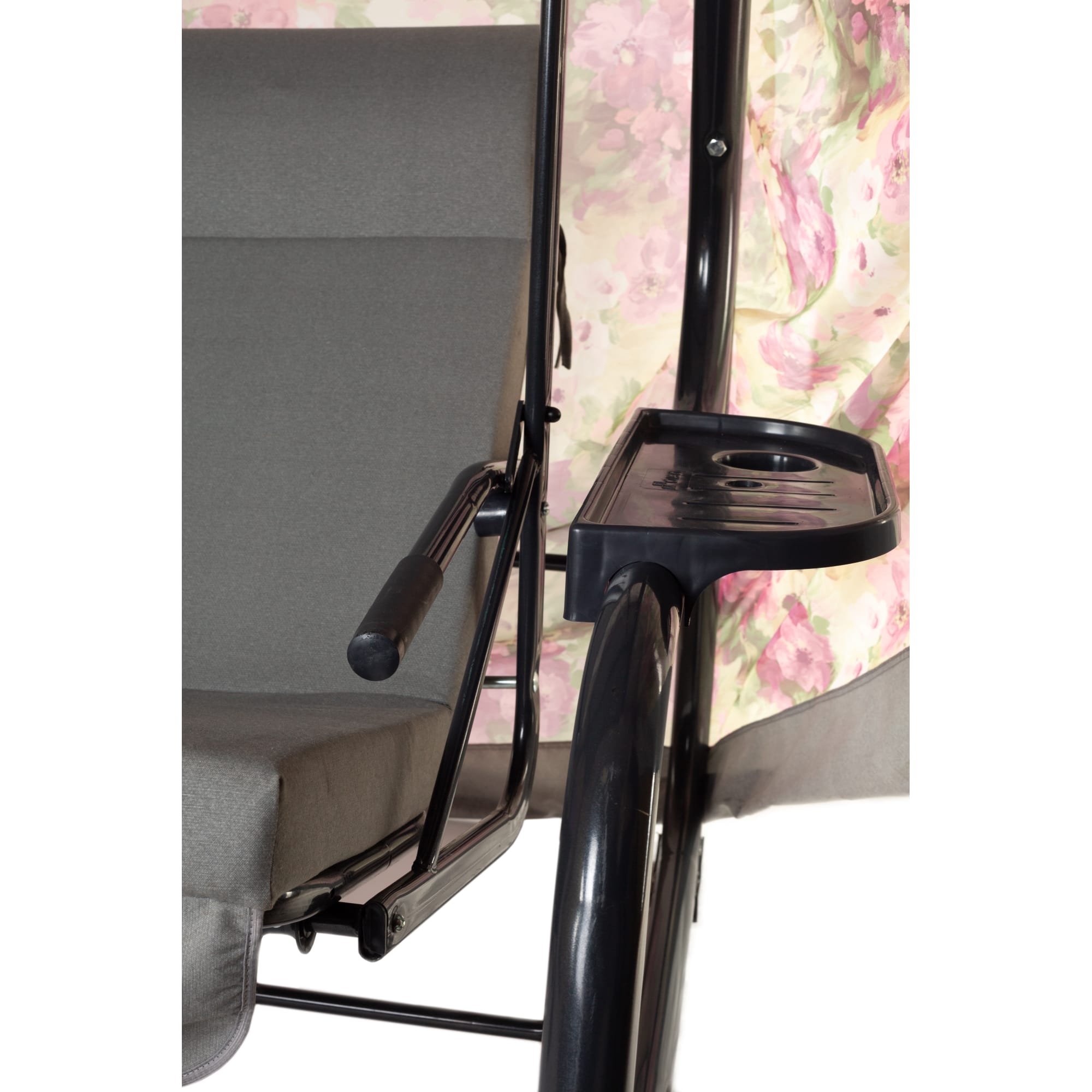 82492361 Качели садовые Элиз 3-х местные (до 280 кг) серый/ сиреневый Santreyd  - Вид №3