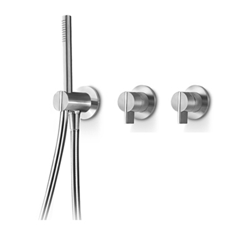 INS 211 Ванная / Душевая Блок С Ручным Душем И Дайвертом На 2 Направления Linki INSERT Сталь INS 211 L 333