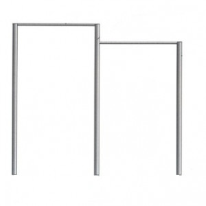 Турник двойной перекладина (нерже) Sportpremier