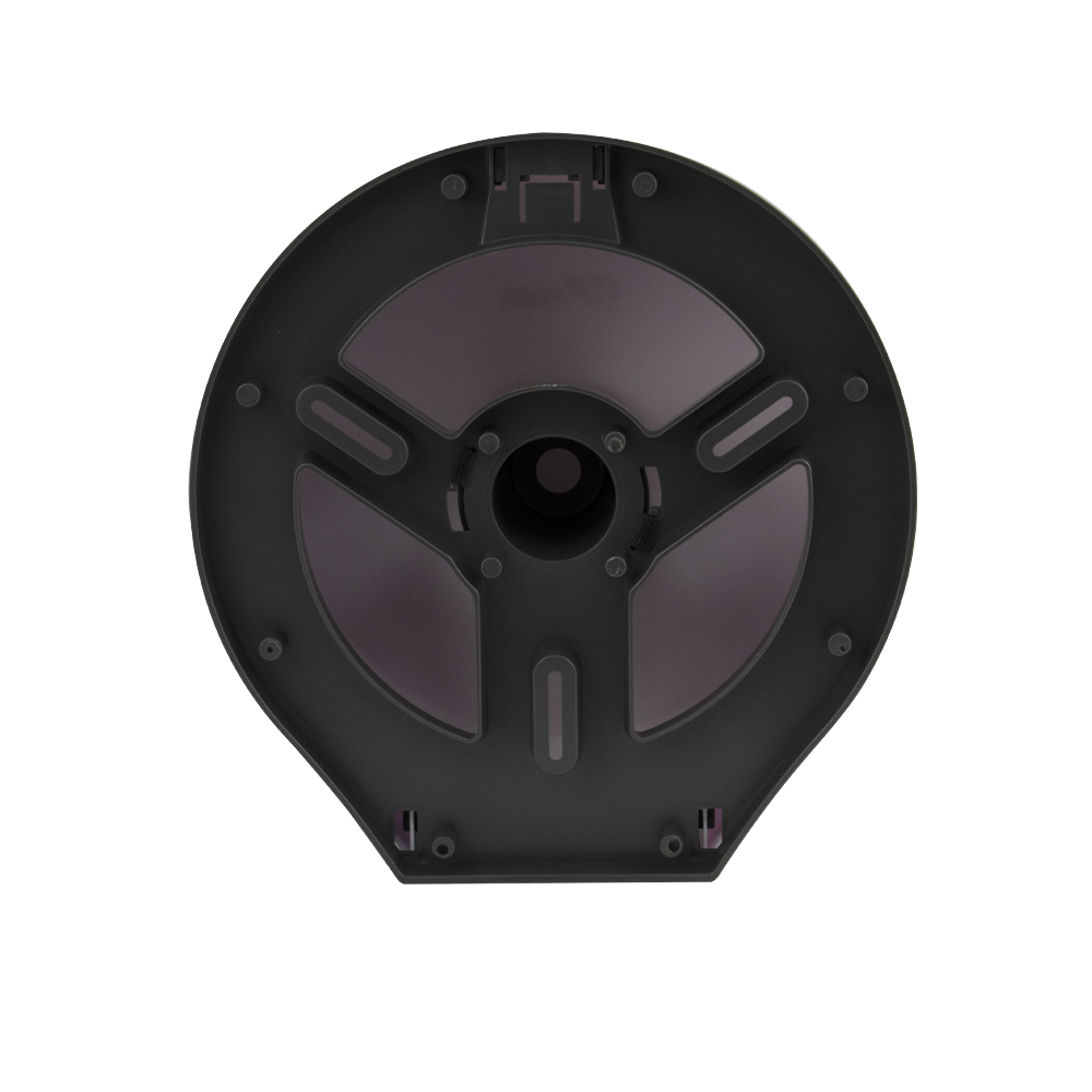 GFmark - Диспенсер для туалетной бумаги - барабан, ПРЕМИУМ, пластиковый, БЕЛЫЙ, с глазком - капля, с ключом, код: 915  - Вид №3