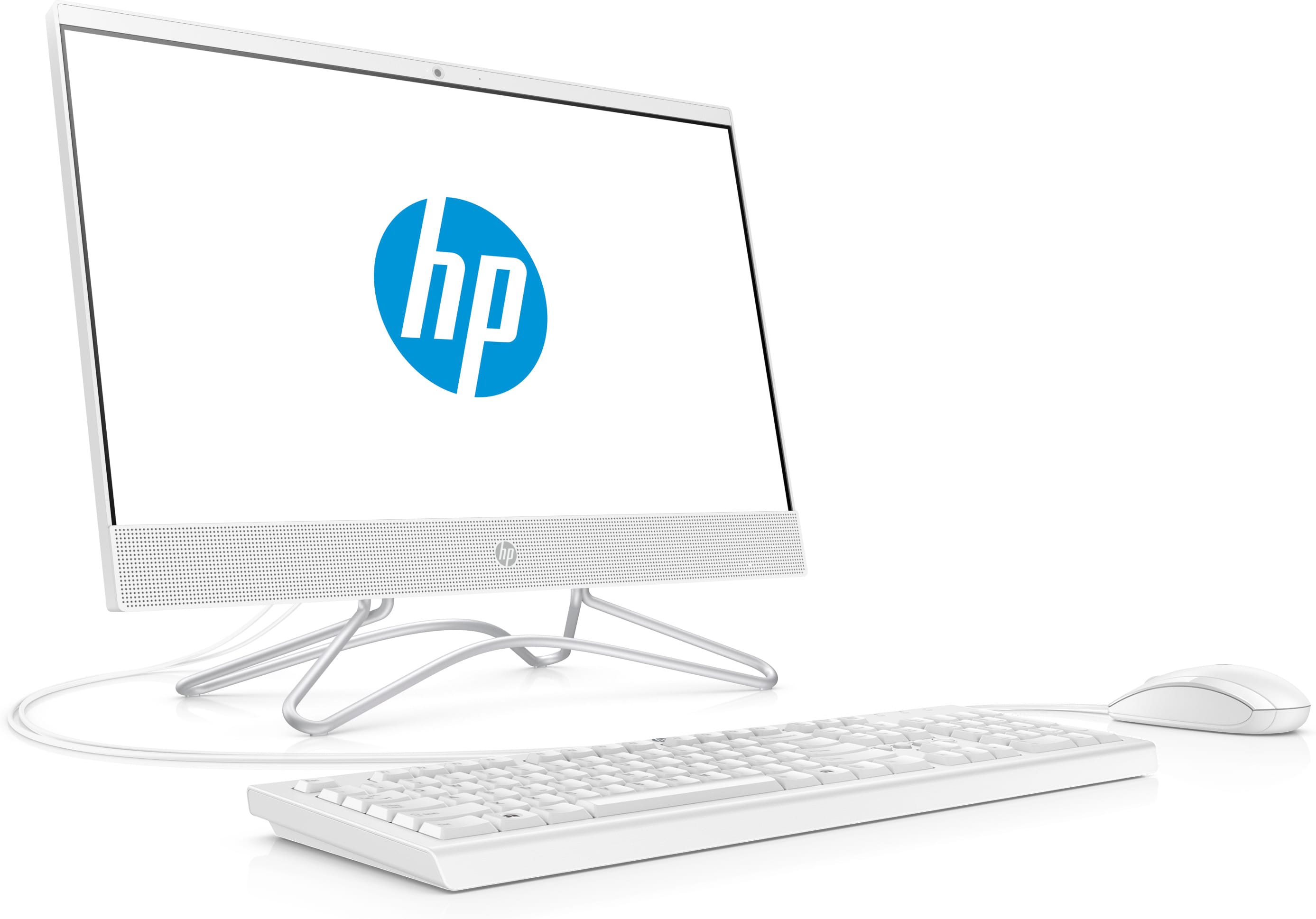 3VA53EA#ACB 200 g3 aio 21,5" nt 21.5"(1920x1080 (матовый))/intel core i3 8130u(2.2ghz)/8192mb/256pcissdgb/dvdrw/bt/wifi/war 1y/w10pro + snow white, spec HP Santreyd  - Вид №2