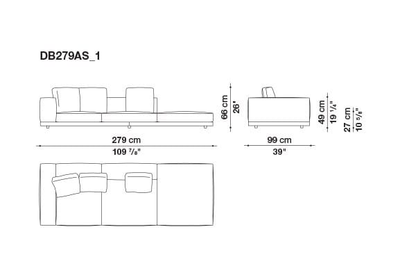 Кожаный диван B&B Italia док ARCH-00106863 - Вид №72
