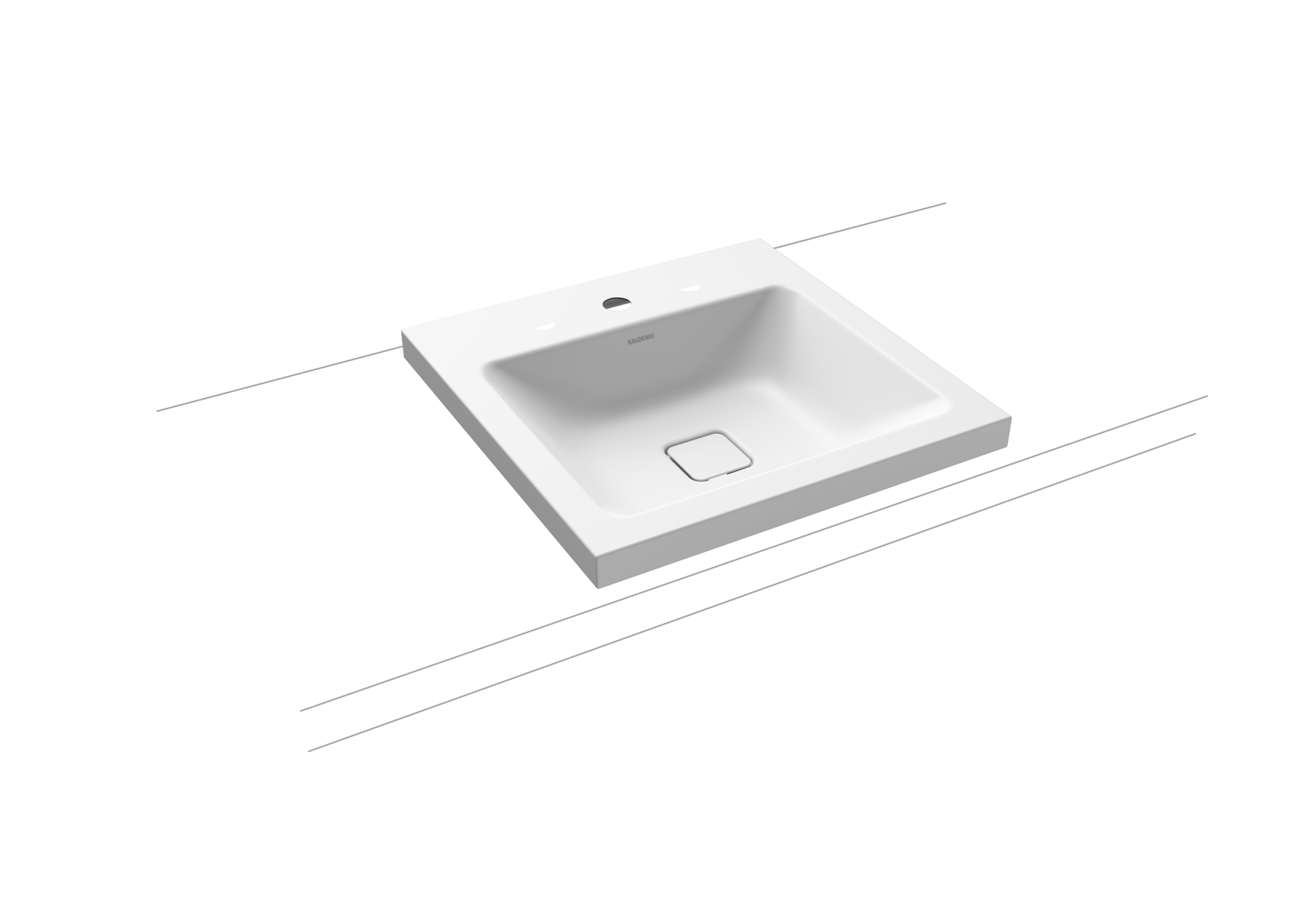 Умывальник KALDEWEI Сталь эмалированная 3076 258 альпийский белый матовый 30763319258