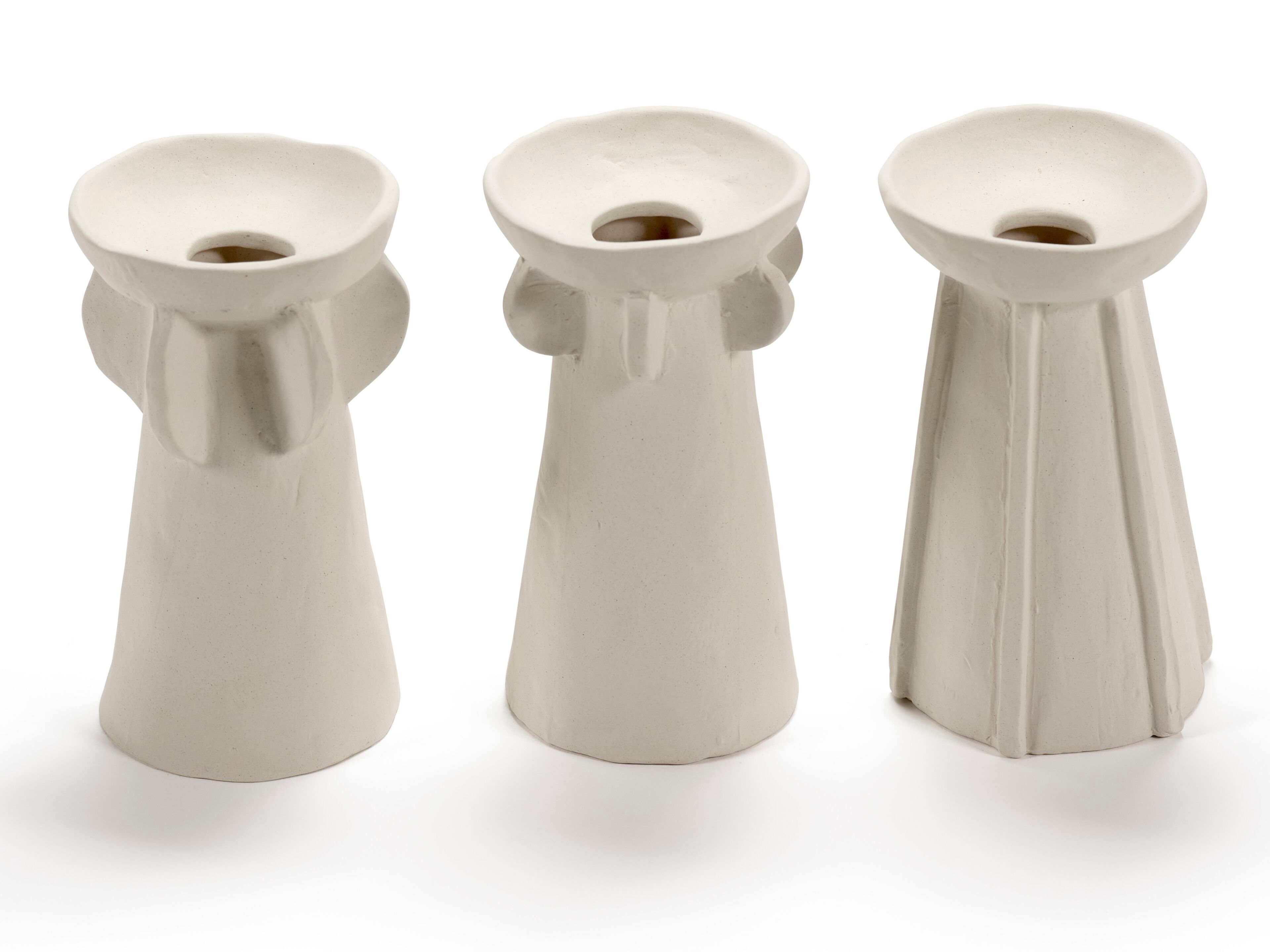 Набор из 3 круглых каменных ваз Serax Marie interior accessories ARCH-00105383 - Вид №1