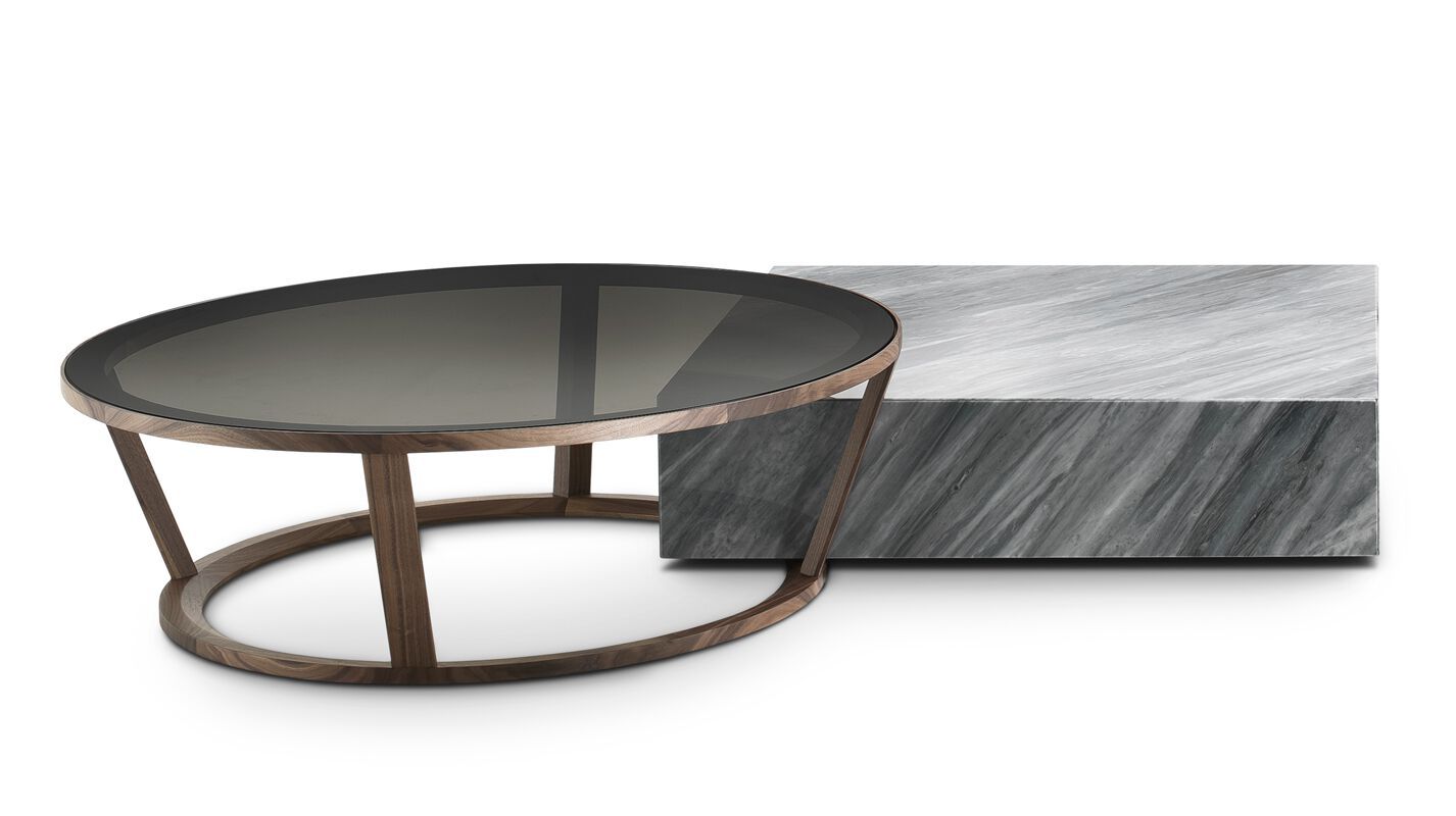 Круглый Хрустальный журнальный столик i 4 Mariani Niky ARCH-00120903 - Вид №1