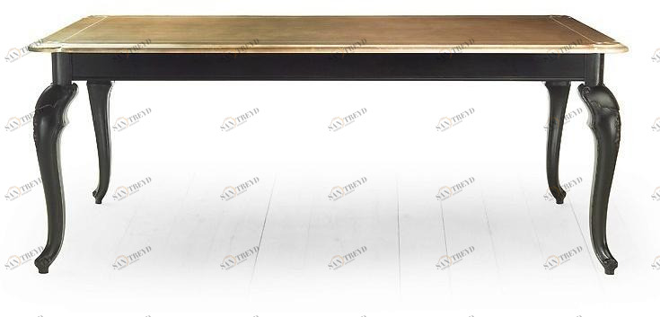 MARIONI Прямоугольный стол из массива дерева Rivoli 02025