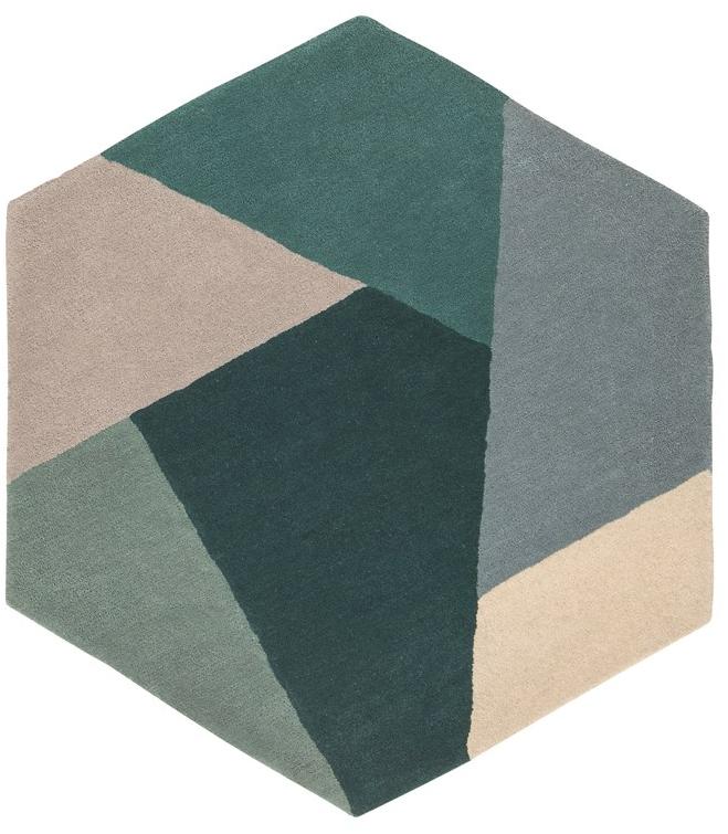 Toulemonde Bochart Шерстяной коврик с геометрическими мотивами Access sun-id-1480762 - Вид №2