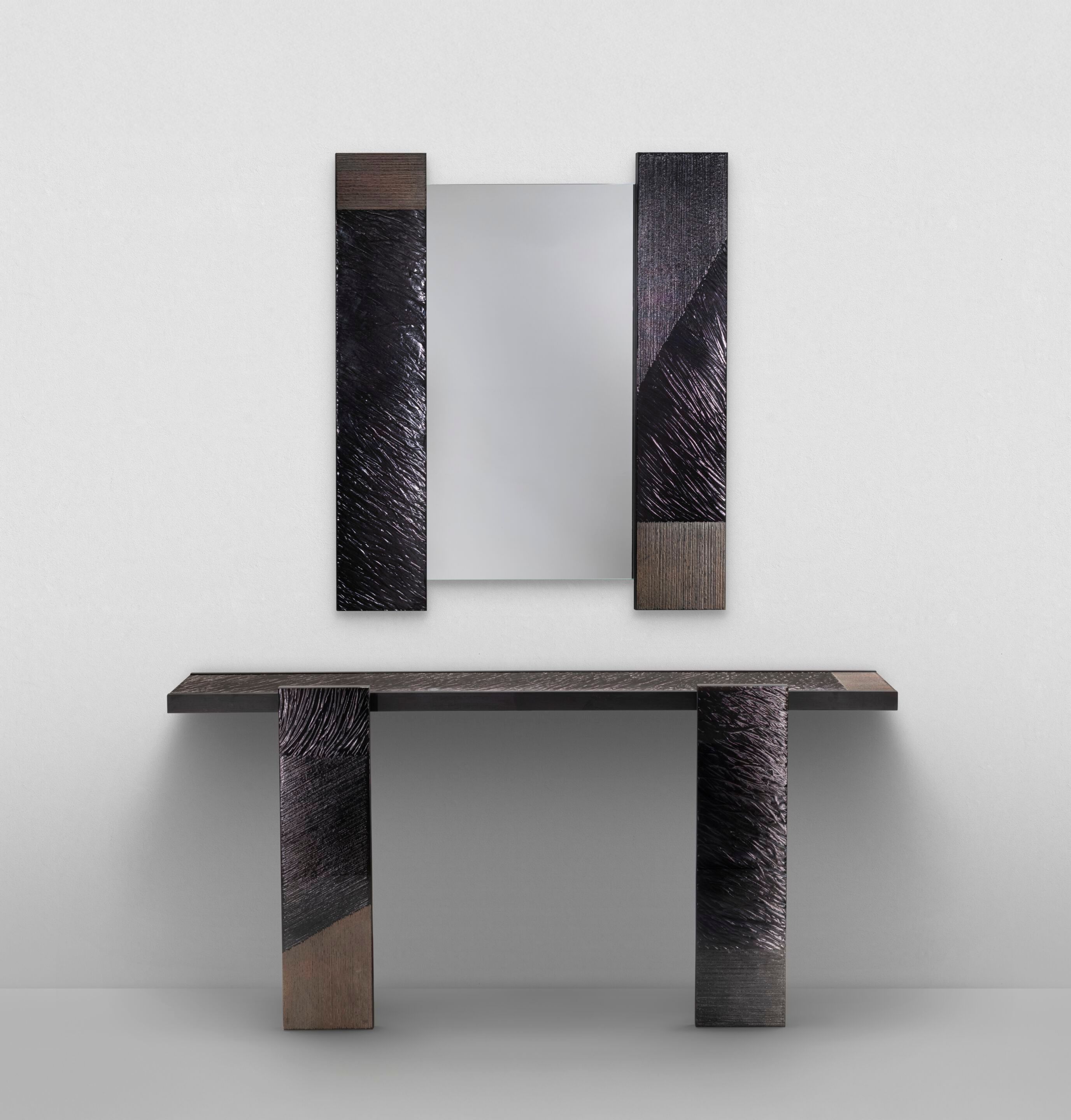 Прямоугольное зеркало из дерева и стекла ARTE VENEZIANA Sub Umbra ARCH-00100734 - Вид №2