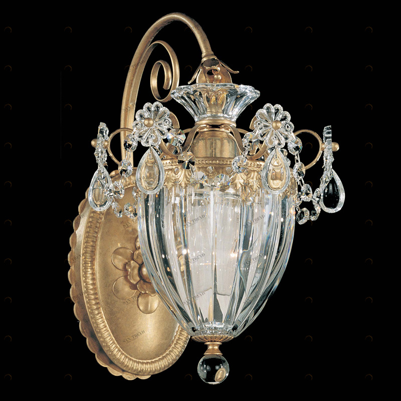 Бра 1240-48 от Schonbek SCHONBEK ПОД СТАРИНУ, ФОНАРЬ 245346 Прозрачный;серебро 