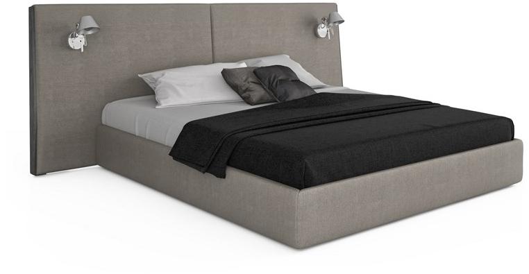 Huppé Двуспальная кровать из ткани со встроенной подсветкой Sereno 3660ul / 3680ul HUPPE - Вид №1