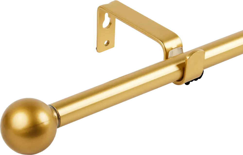 INSPIRE Карниз Шар - золотистый металлический для штор 120-210 см 84407266