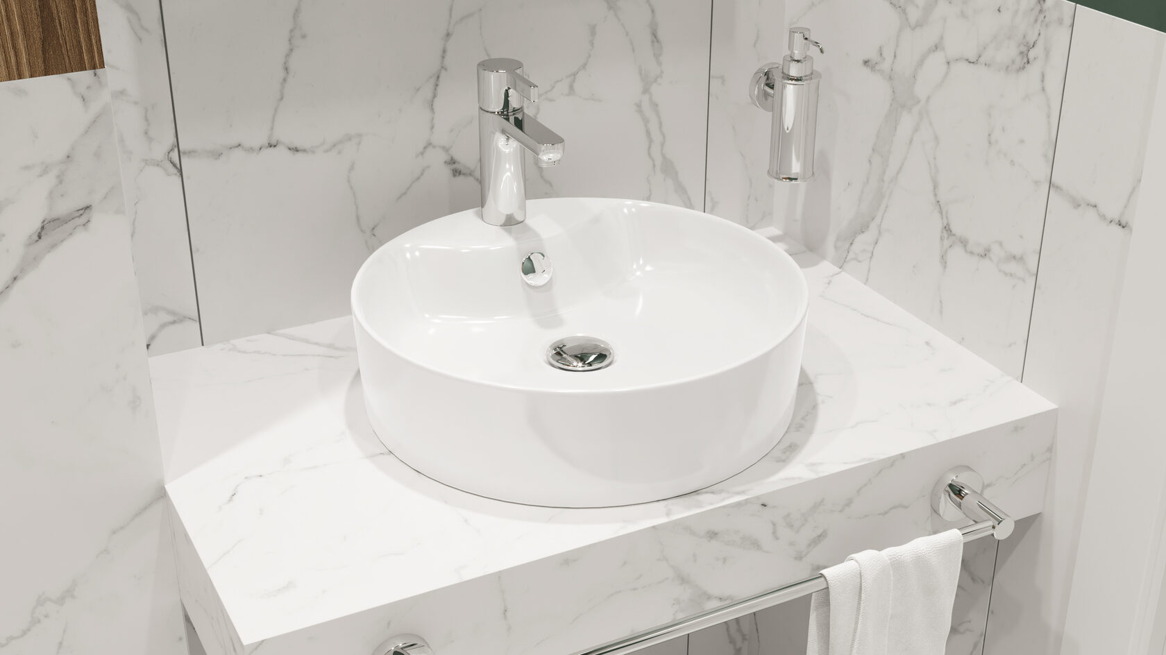 BST43SLWB01SH Накладной умывальник Shelf SANITA LUXE Best - Вид №7